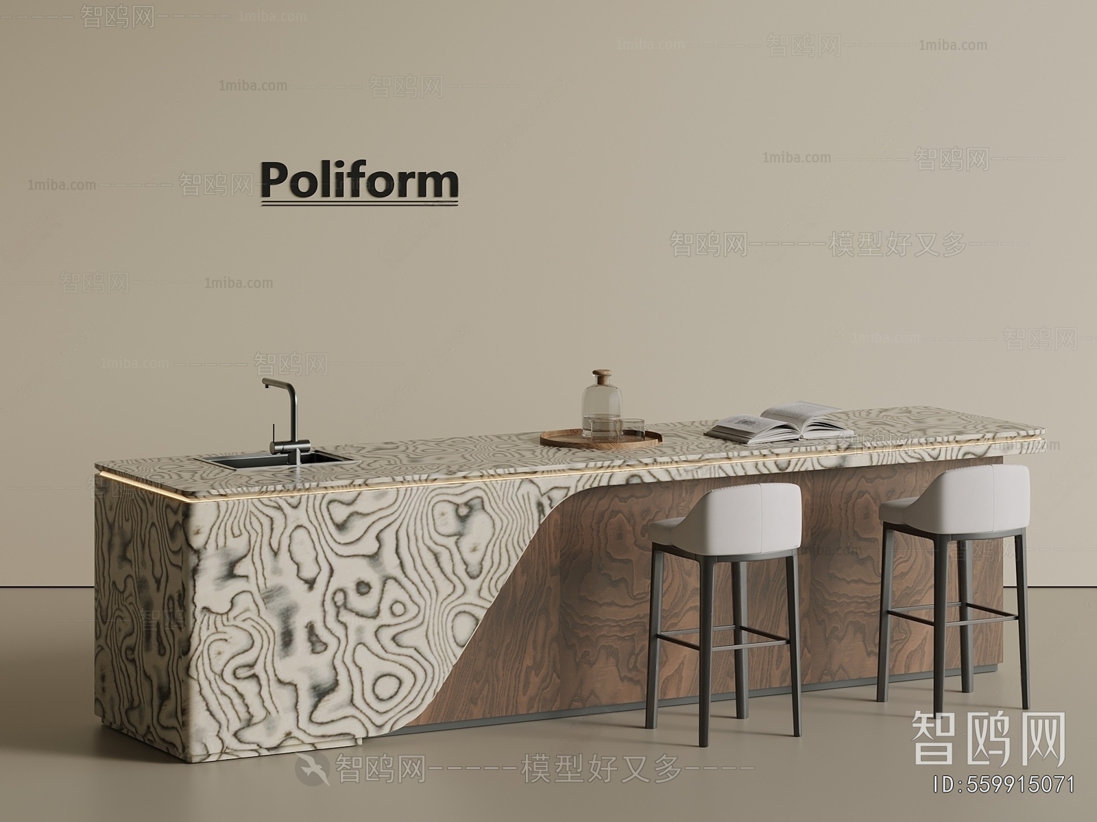 Modern Counter Bar