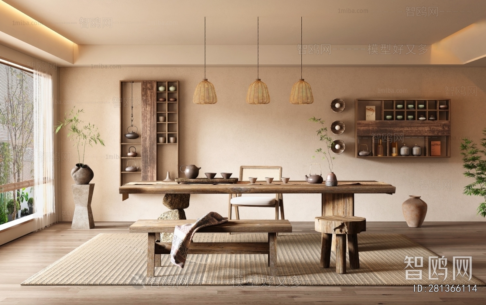 Wabi-sabi Style Tea House