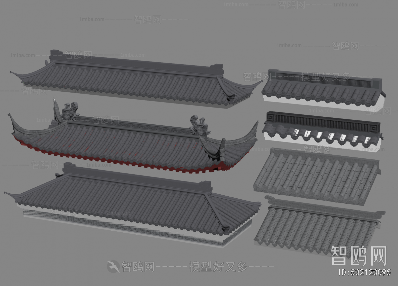 Chinese Style Building Component