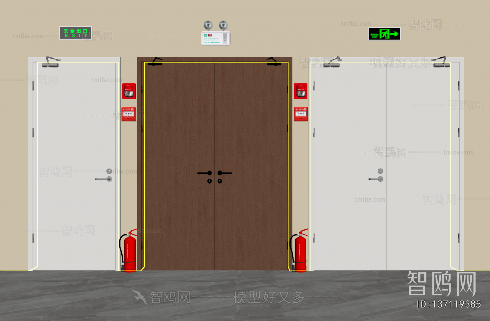 Modern Fire Door
