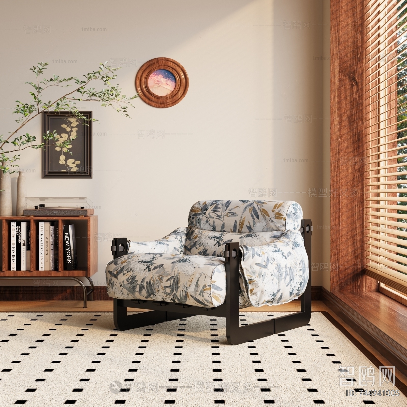 French Style Single Sofa