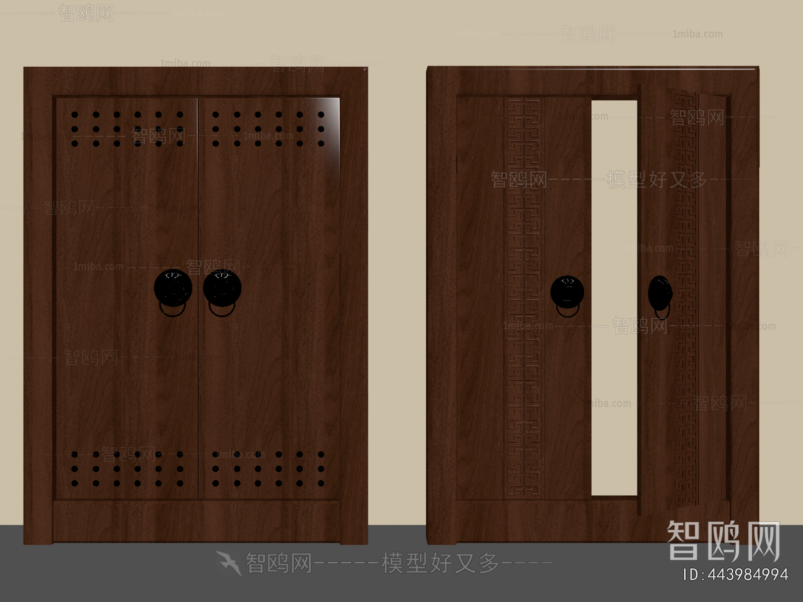 New Chinese Style Entrance Door