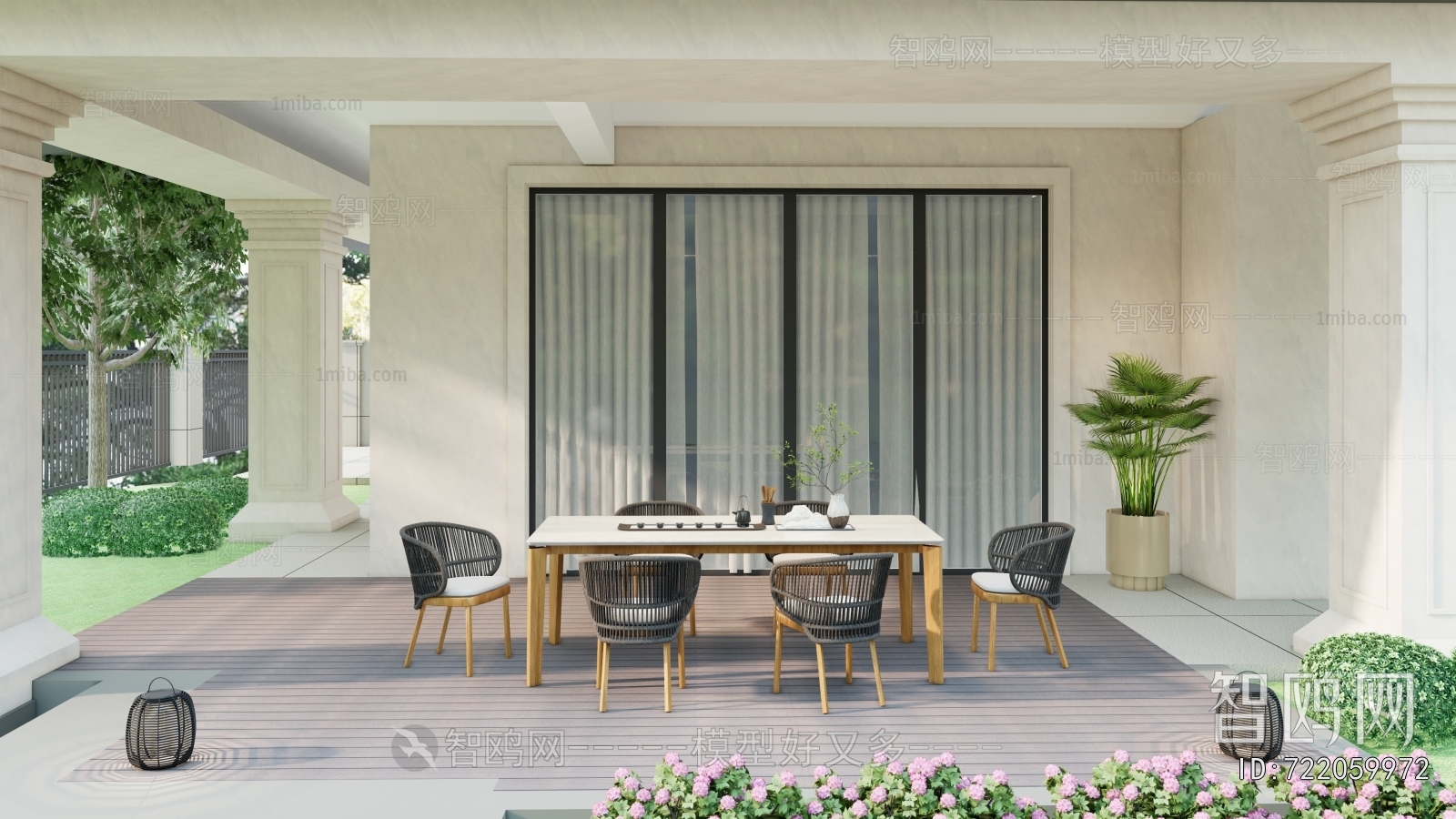 Modern Courtyard/landscape