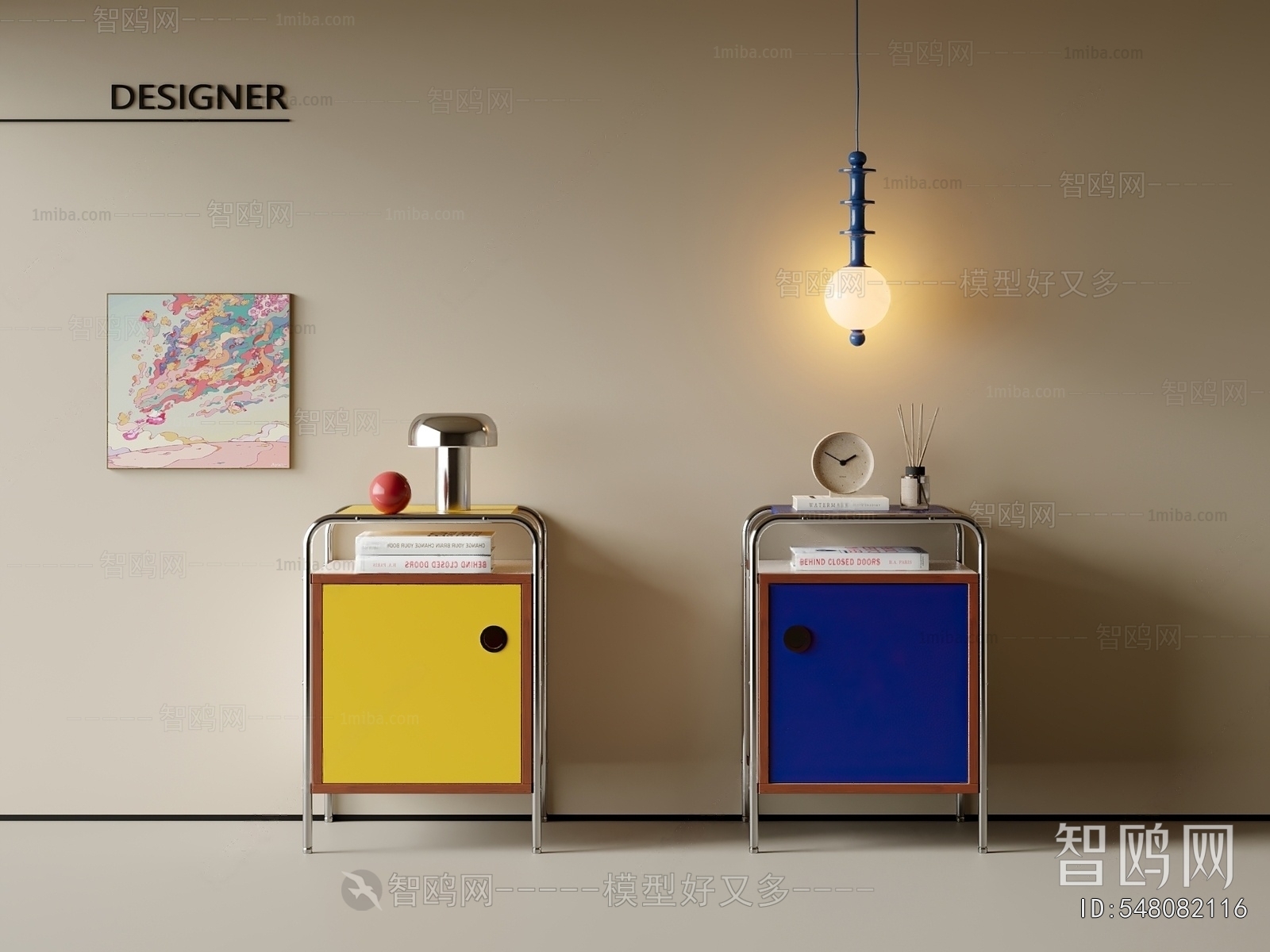 Modern Bedside Cupboard