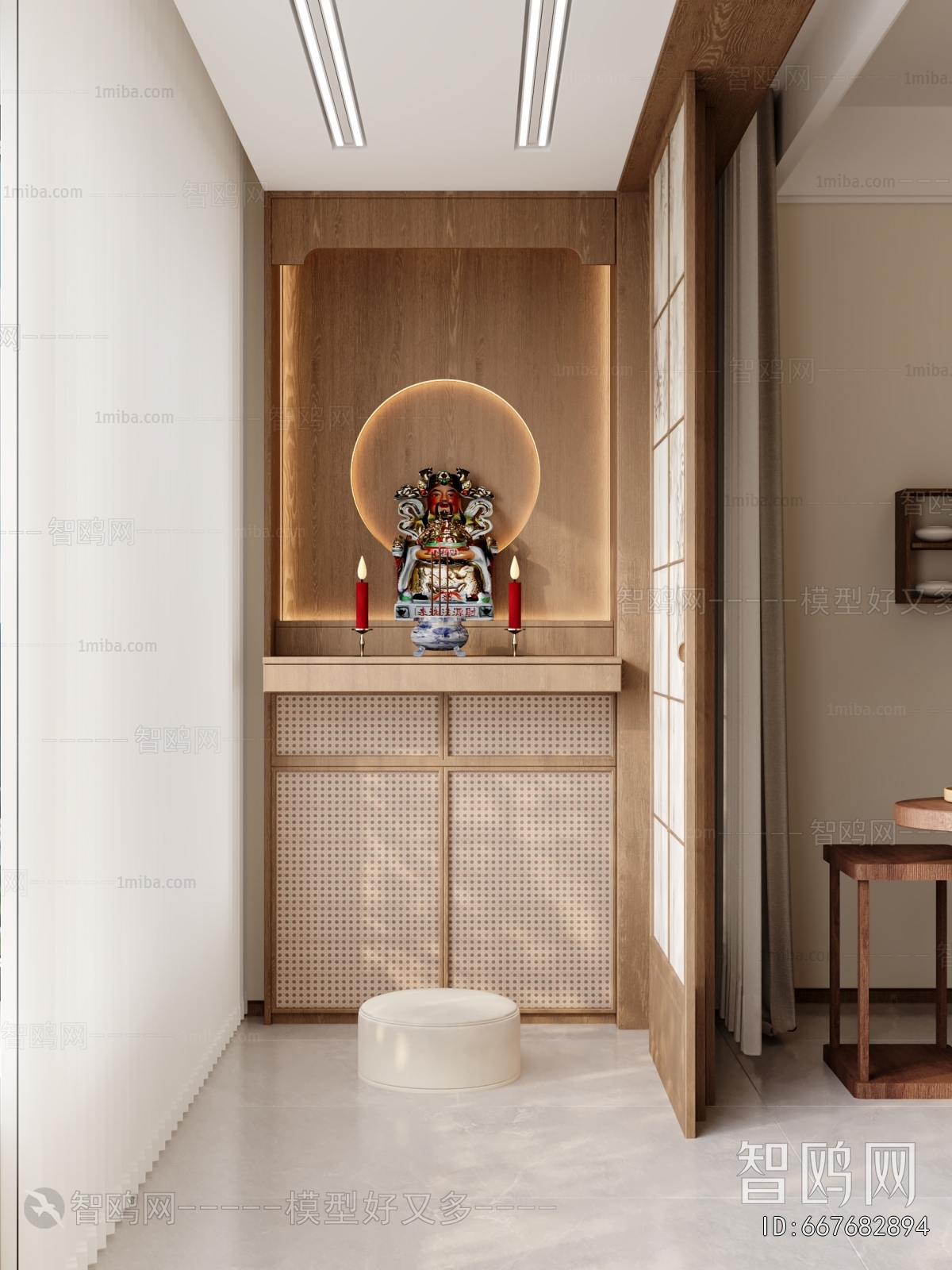 Modern Buddhist Niche