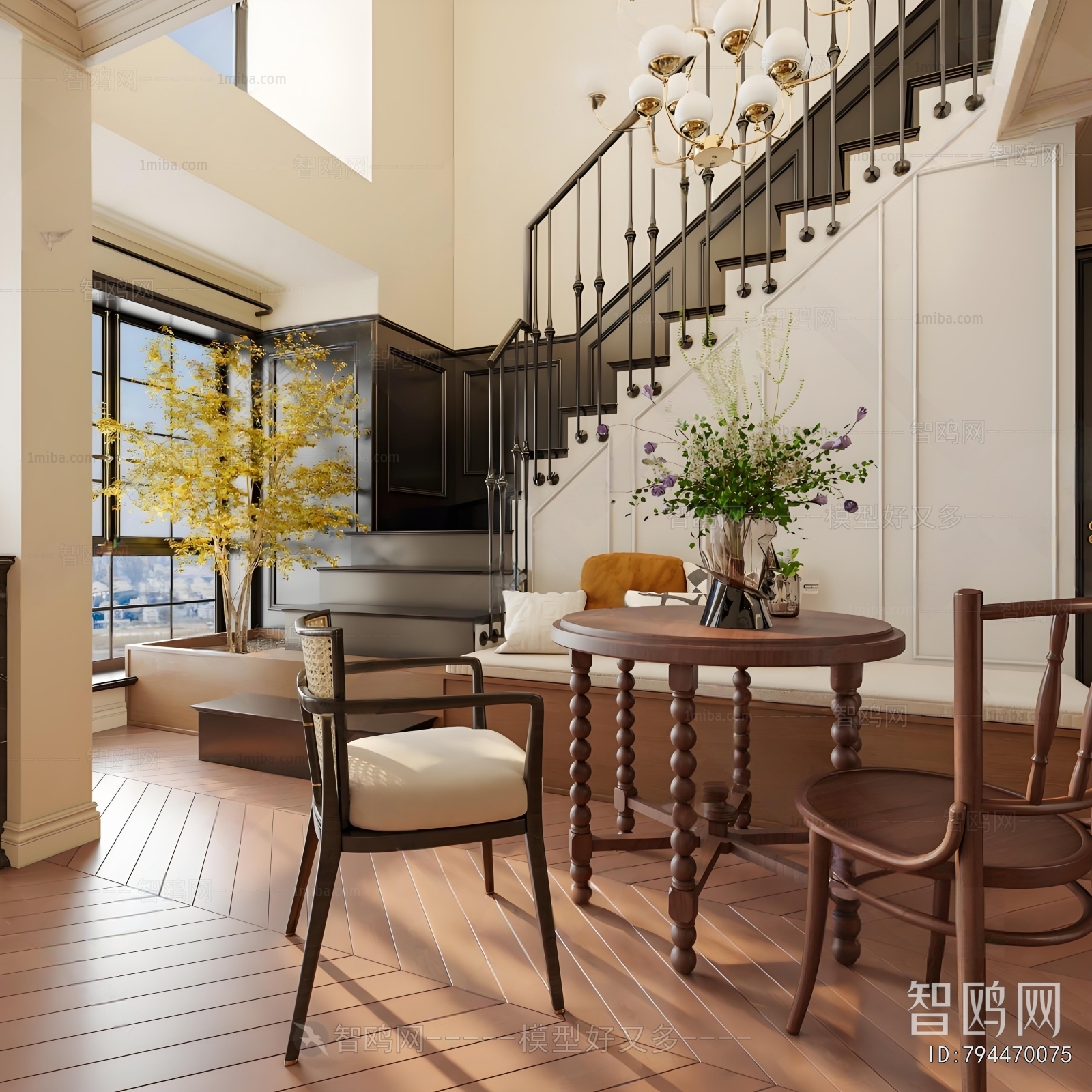 French Style A Living Room