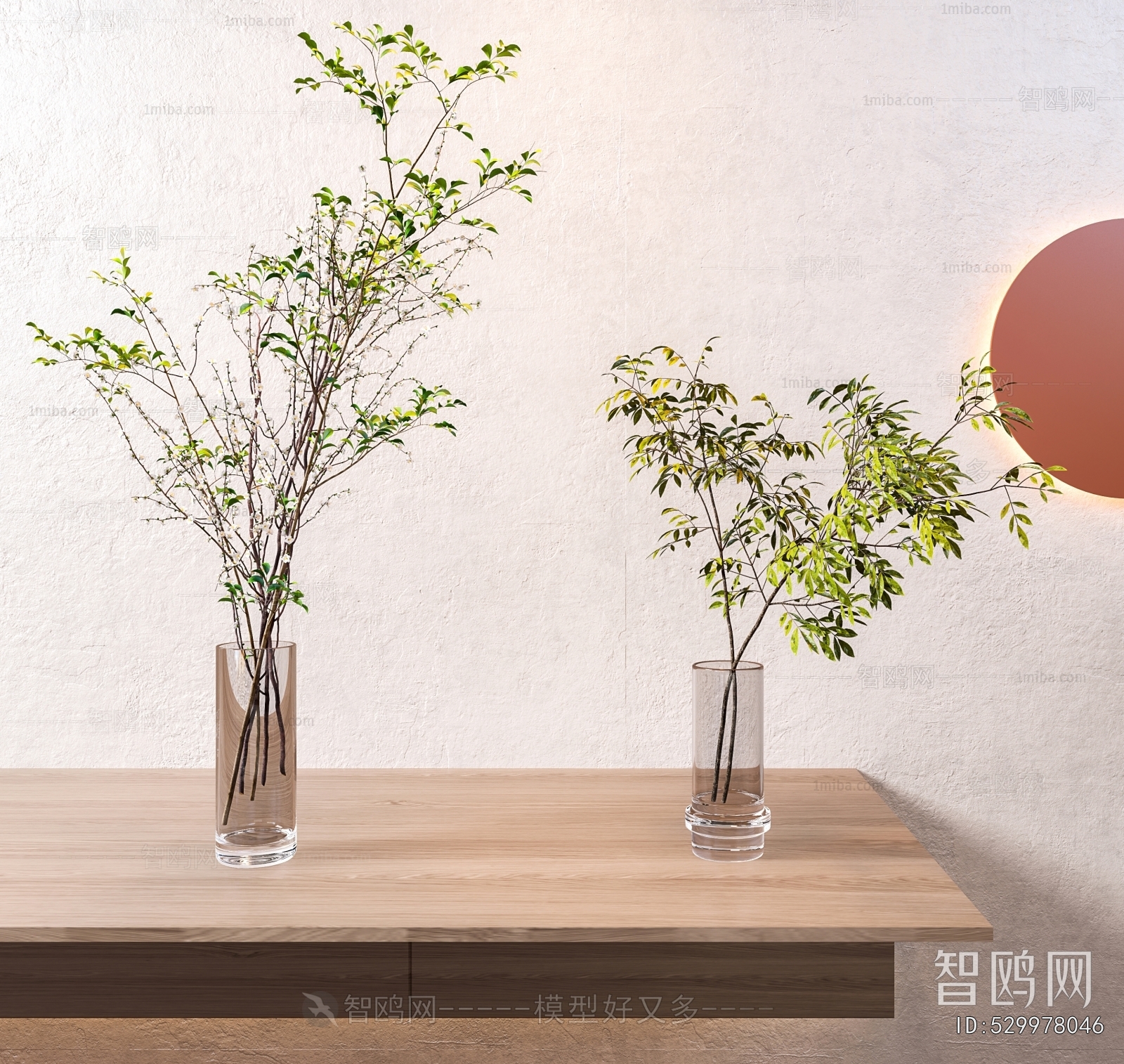 Modern Aquatic Green Plant