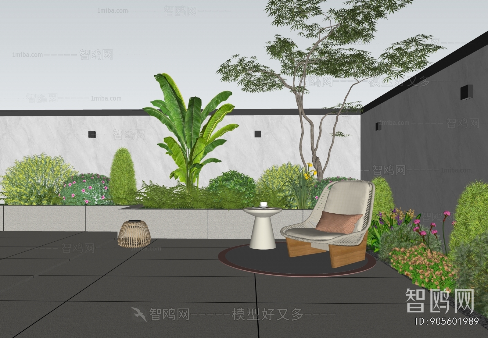 Modern Courtyard/landscape