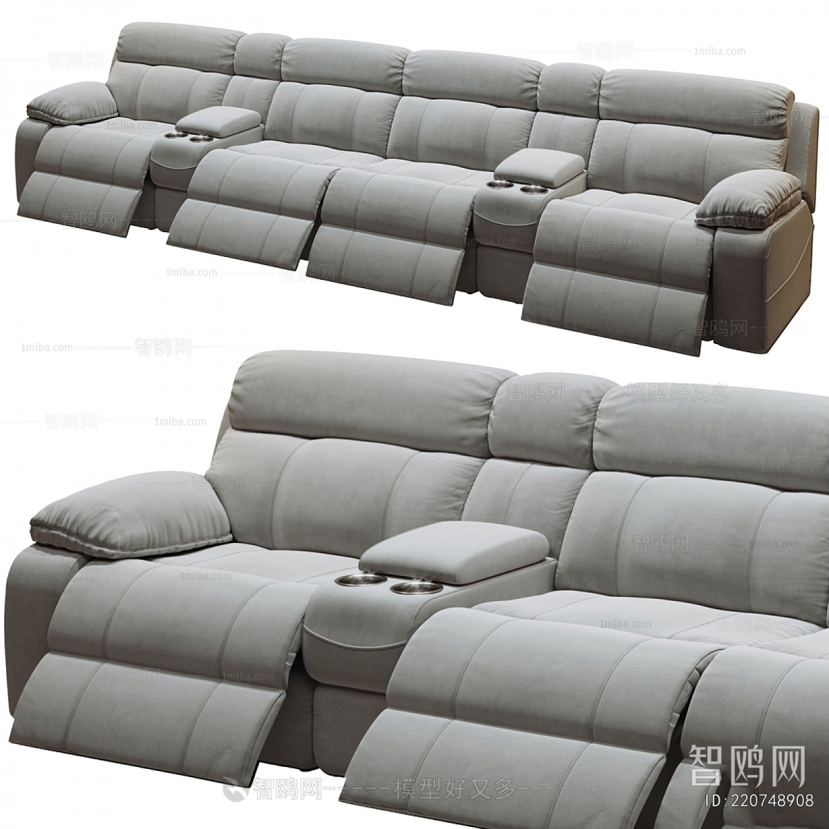 Modern Multi Person Sofa