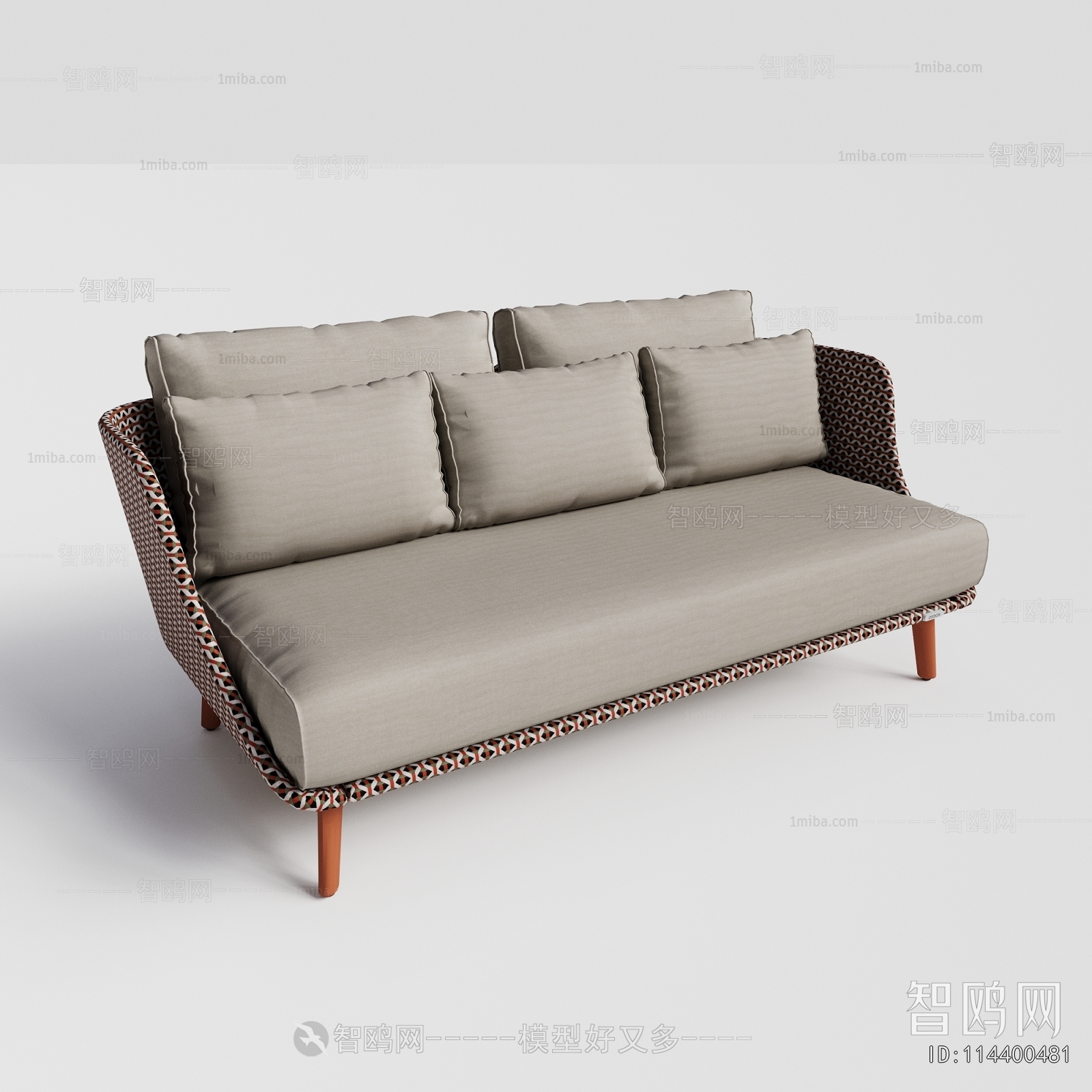 Modern Three-seat Sofa