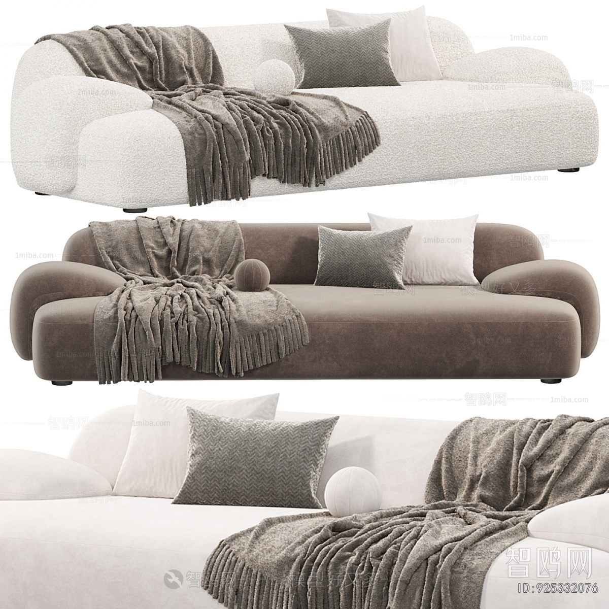 Modern Multi Person Sofa