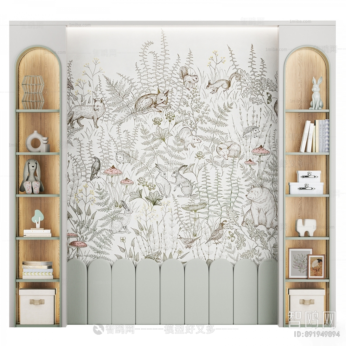 French Style TV Wall