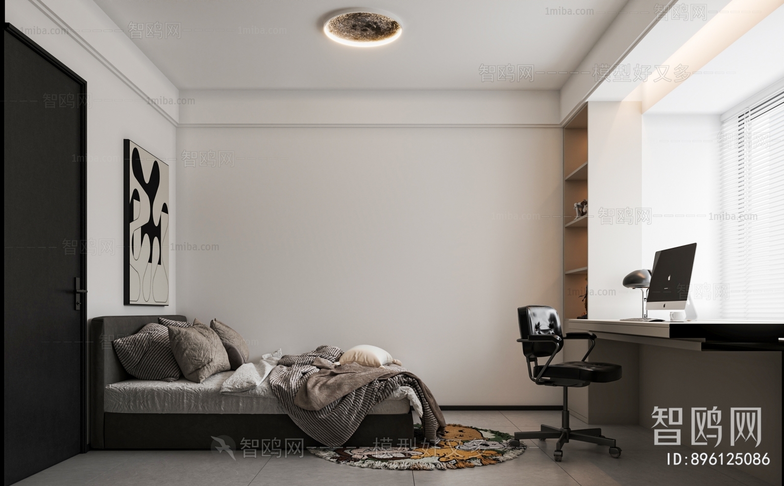 Modern Boy's Room And Son's Room