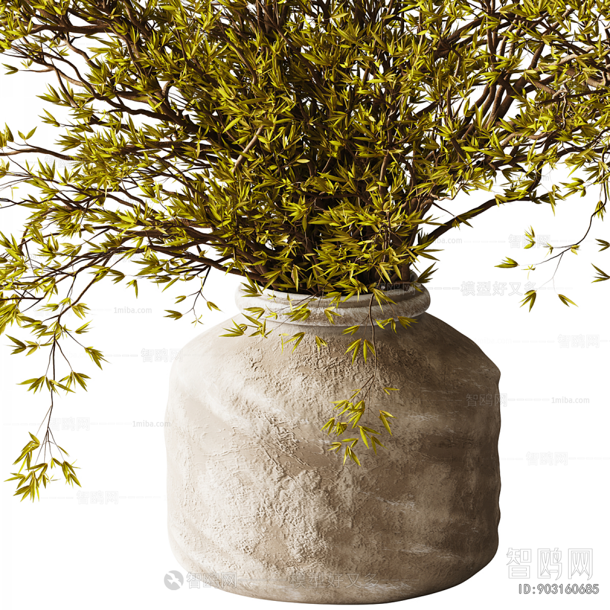 Modern Aquatic Green Plant