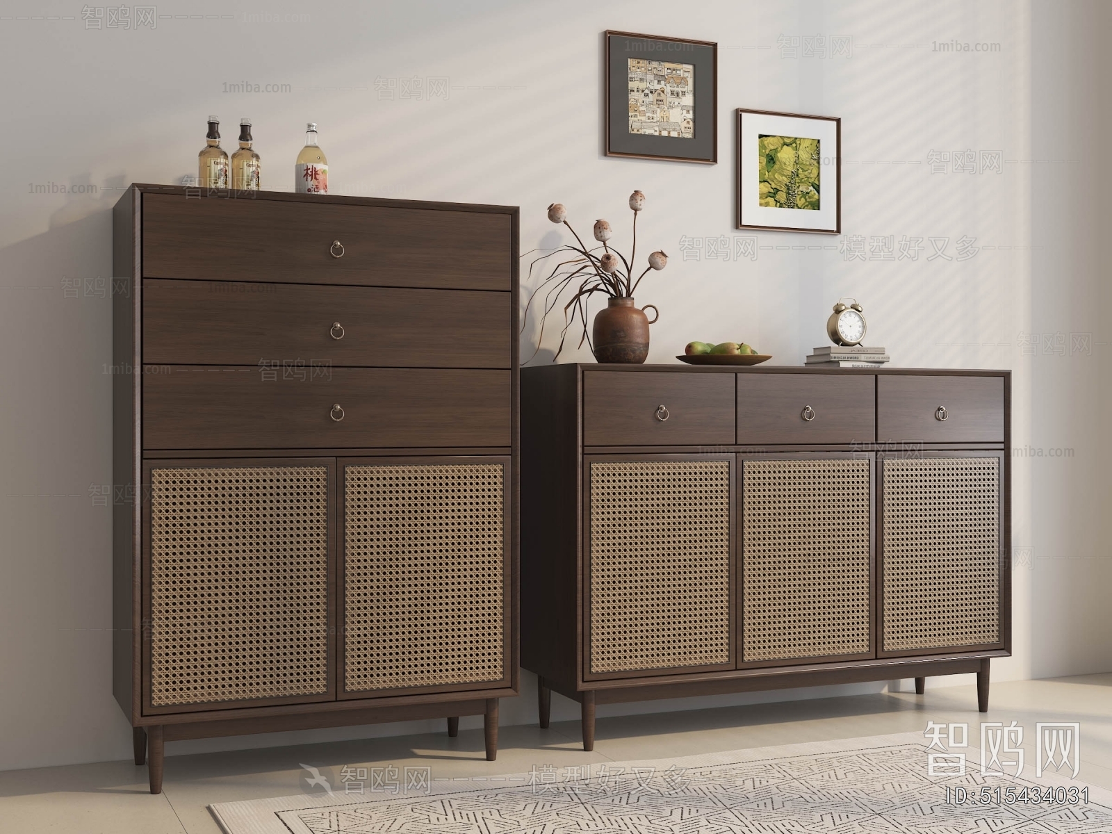 Nordic Style Side Cabinet