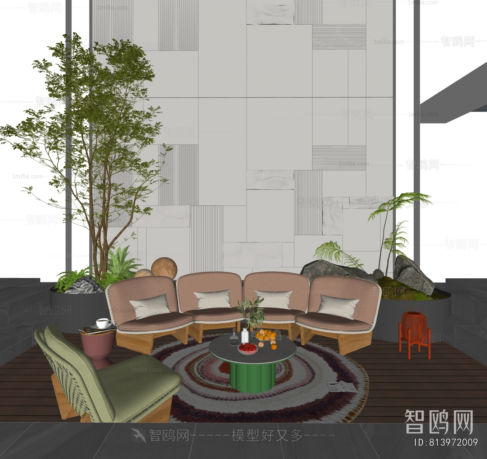 Modern Courtyard/landscape