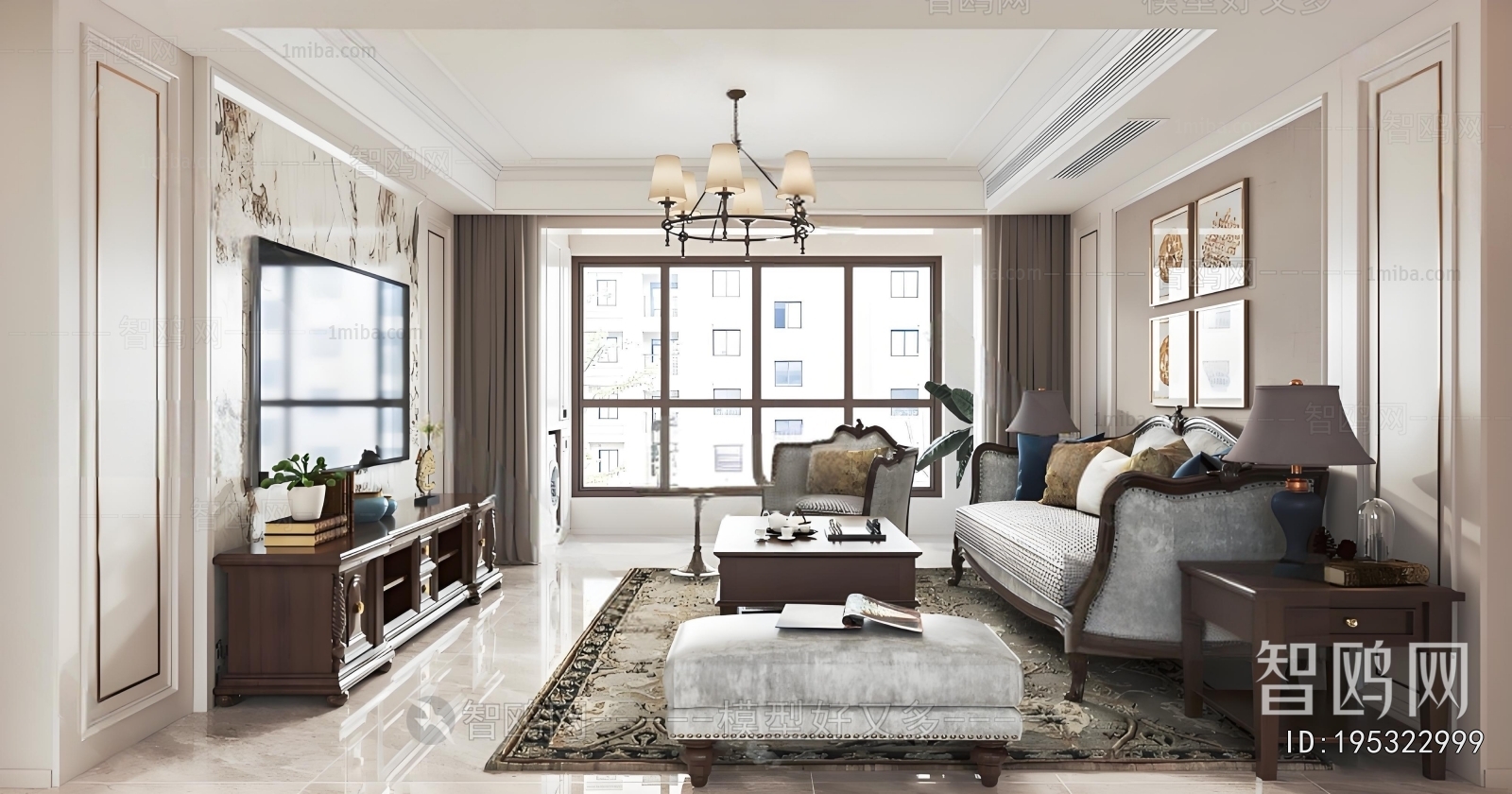 American Style A Living Room