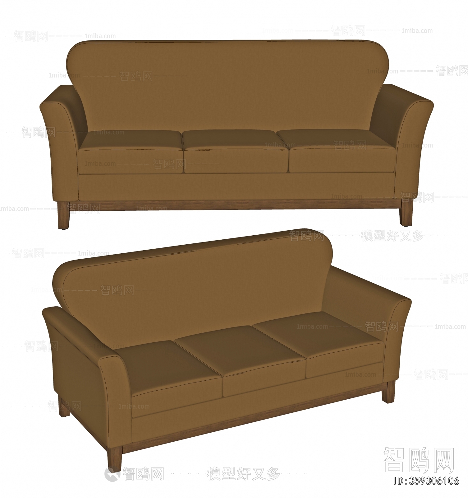 Modern Three-seat Sofa