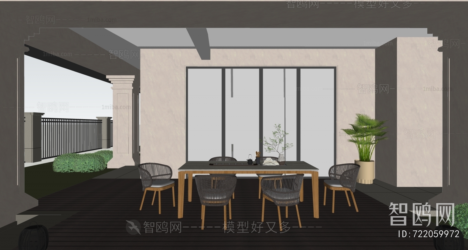 Modern Courtyard/landscape