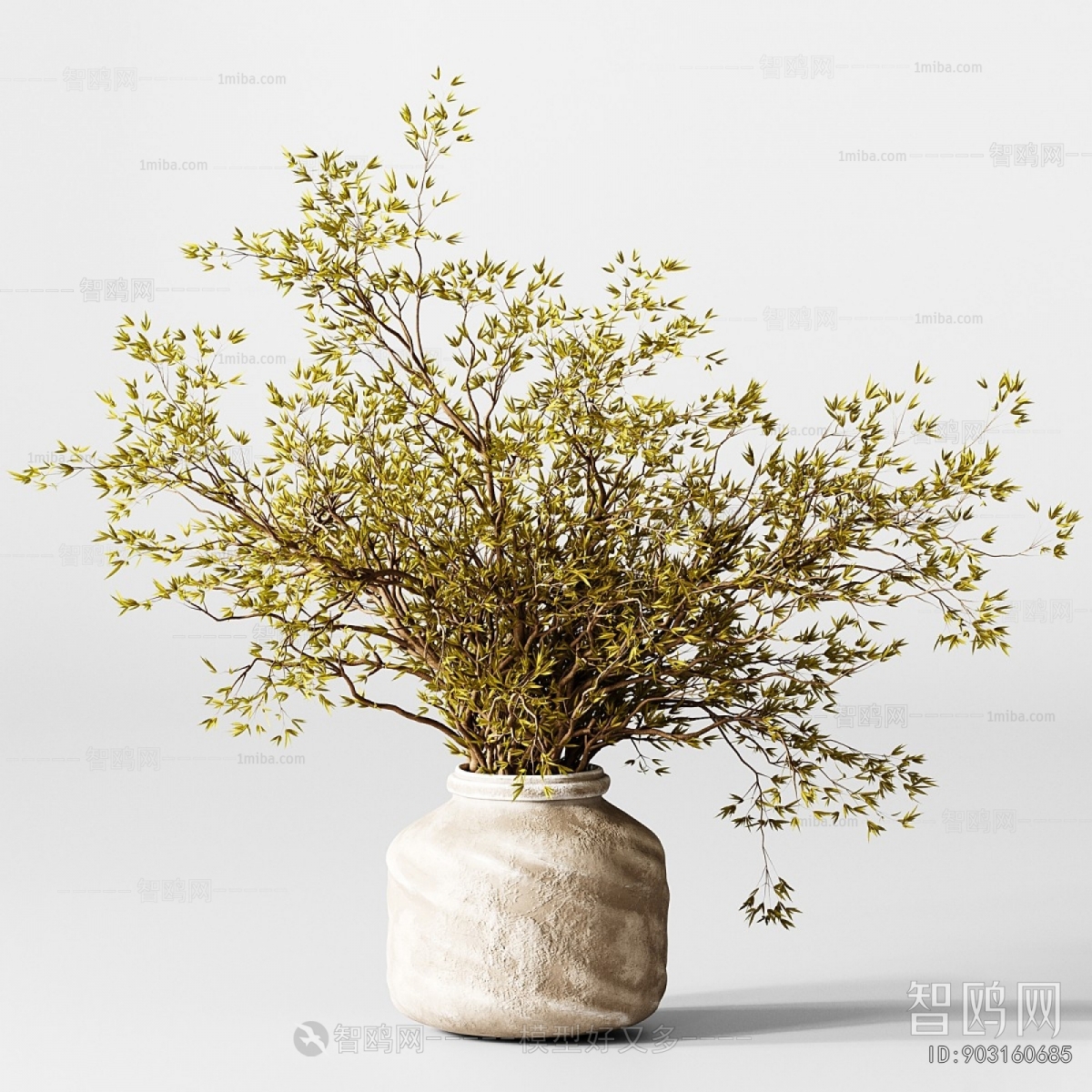 Modern Aquatic Green Plant