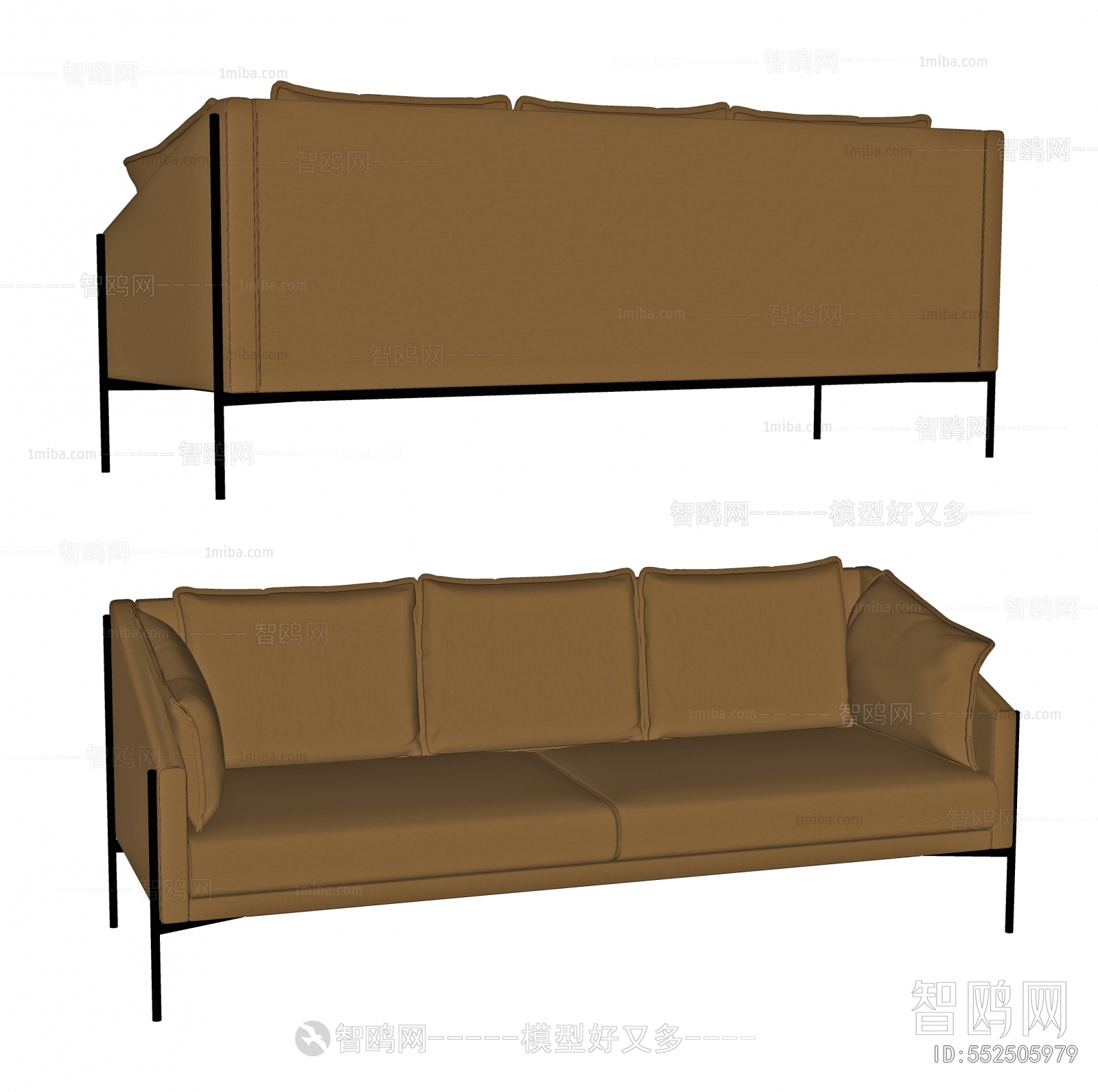 Modern Three-seat Sofa