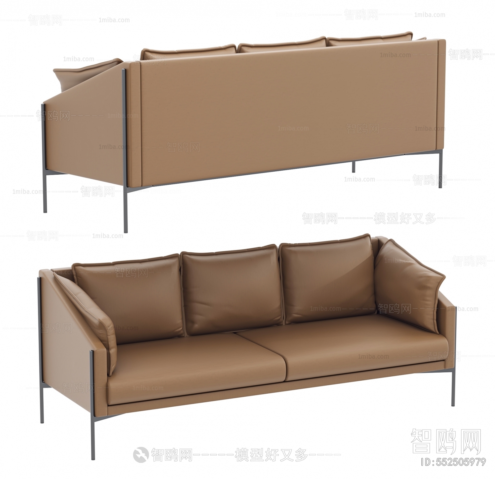 Modern Three-seat Sofa