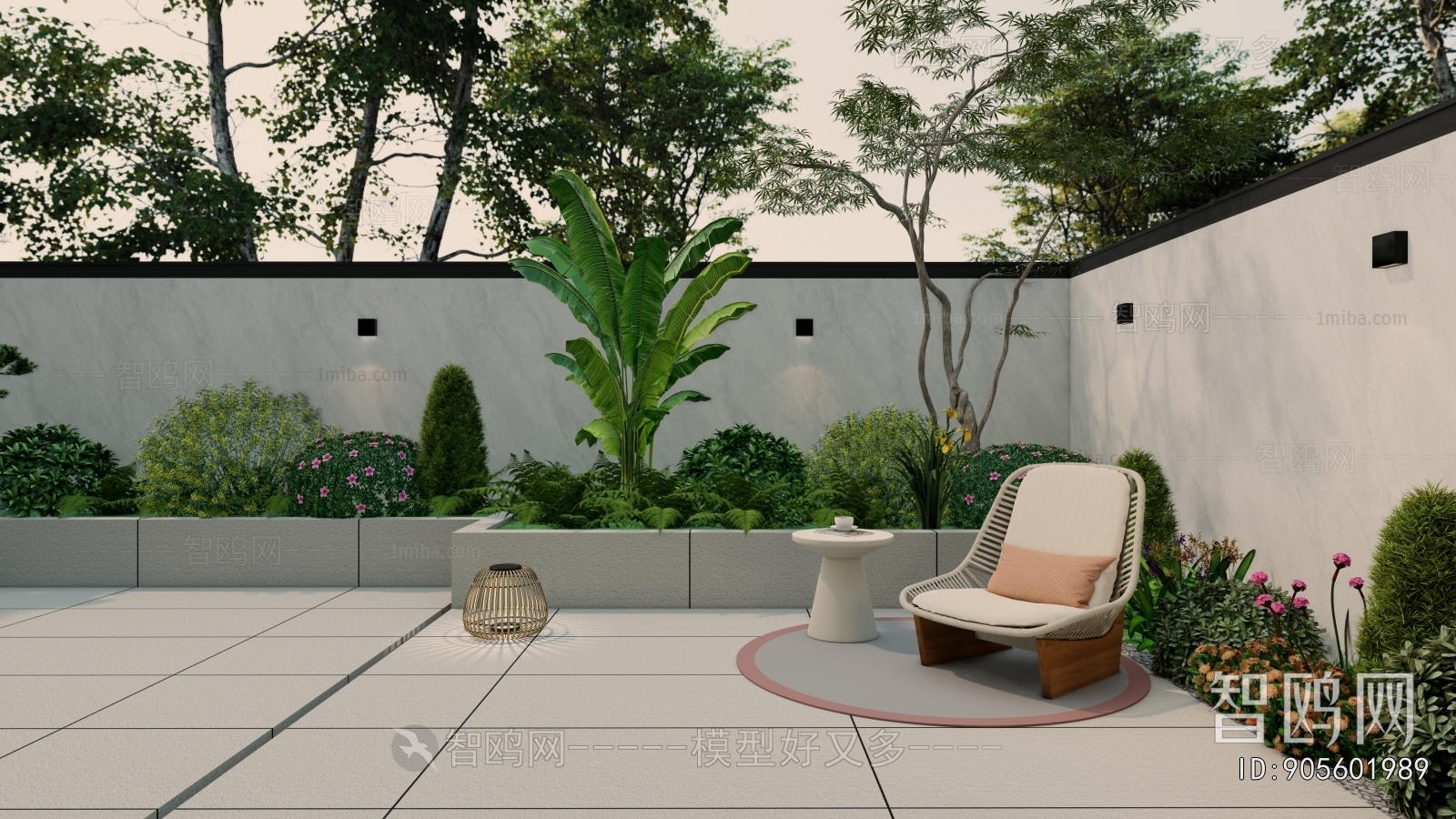 Modern Courtyard/landscape