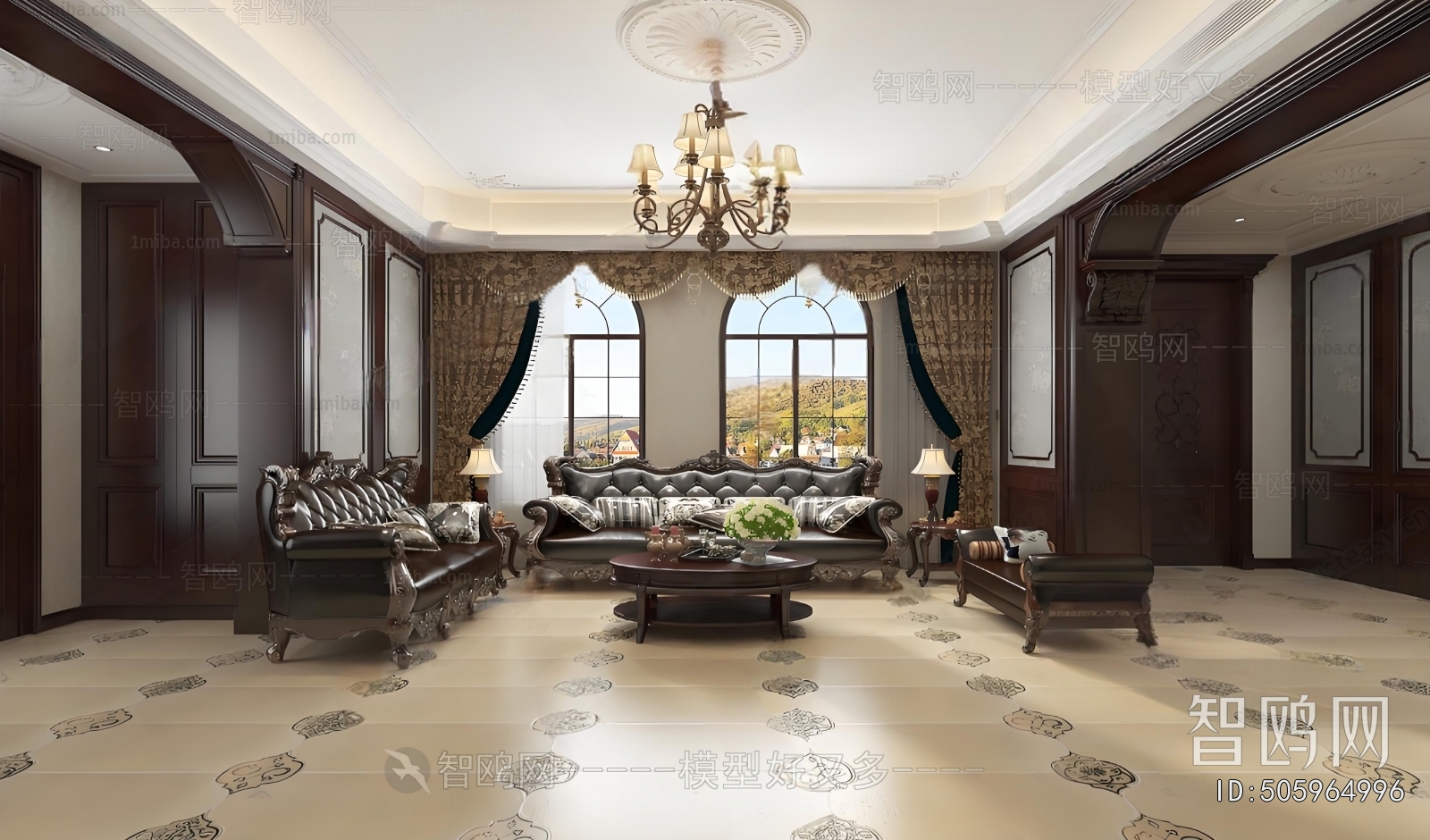 American Style A Living Room