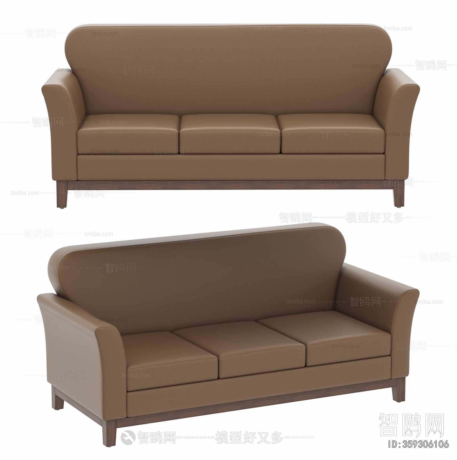 Modern Three-seat Sofa