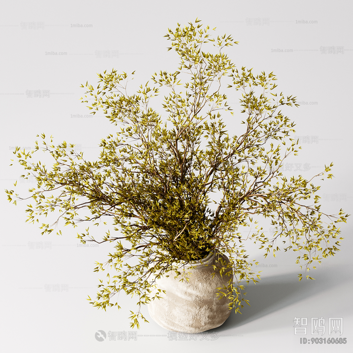 Modern Aquatic Green Plant