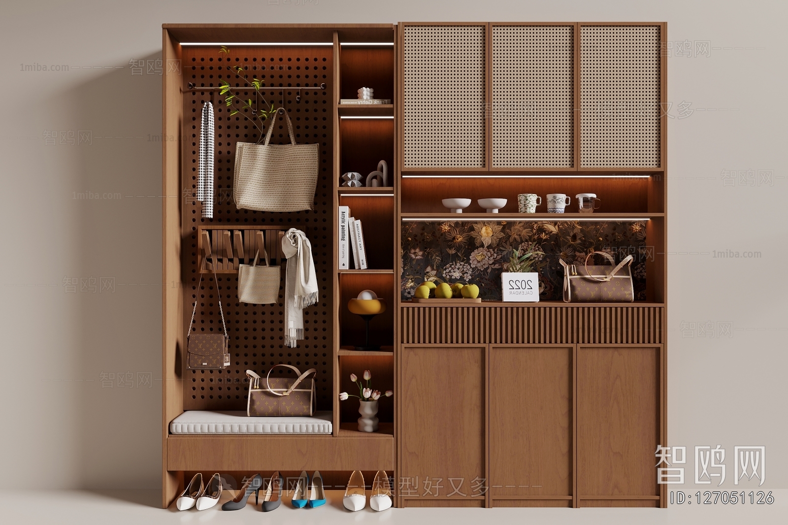 Modern Shoe Cabinet