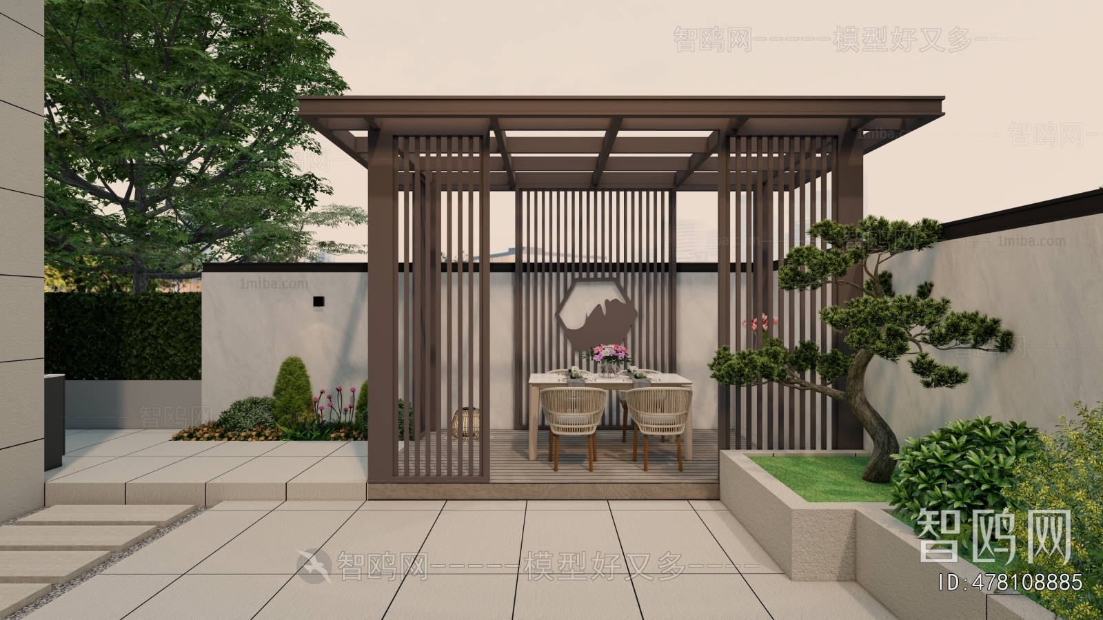 New Chinese Style Courtyard/landscape