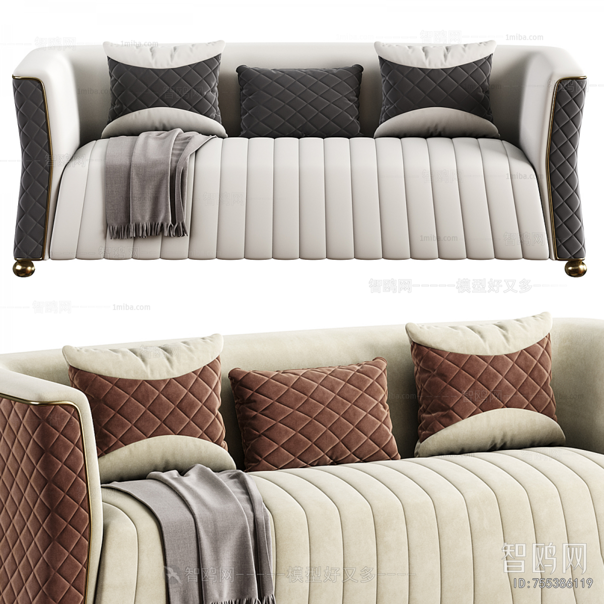 Modern Multi Person Sofa