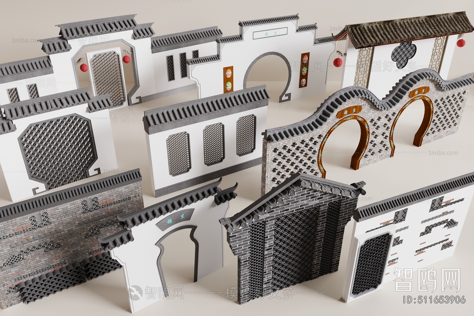 Chinese Style Landscape Wall