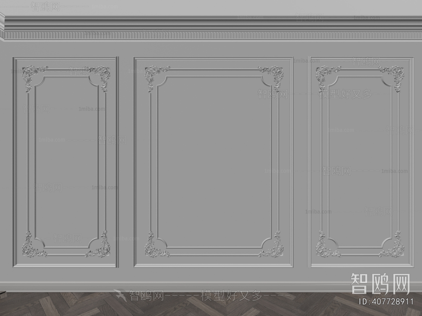 French Style TV Wall