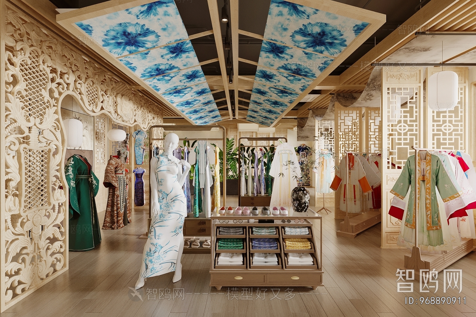 New Chinese Style Clothing Store