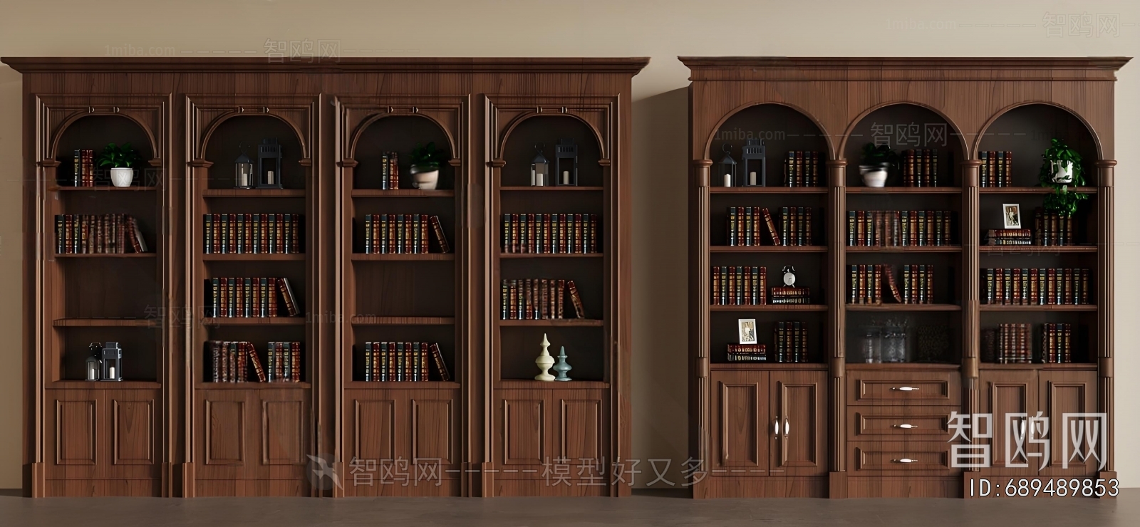 European Style Bookcase