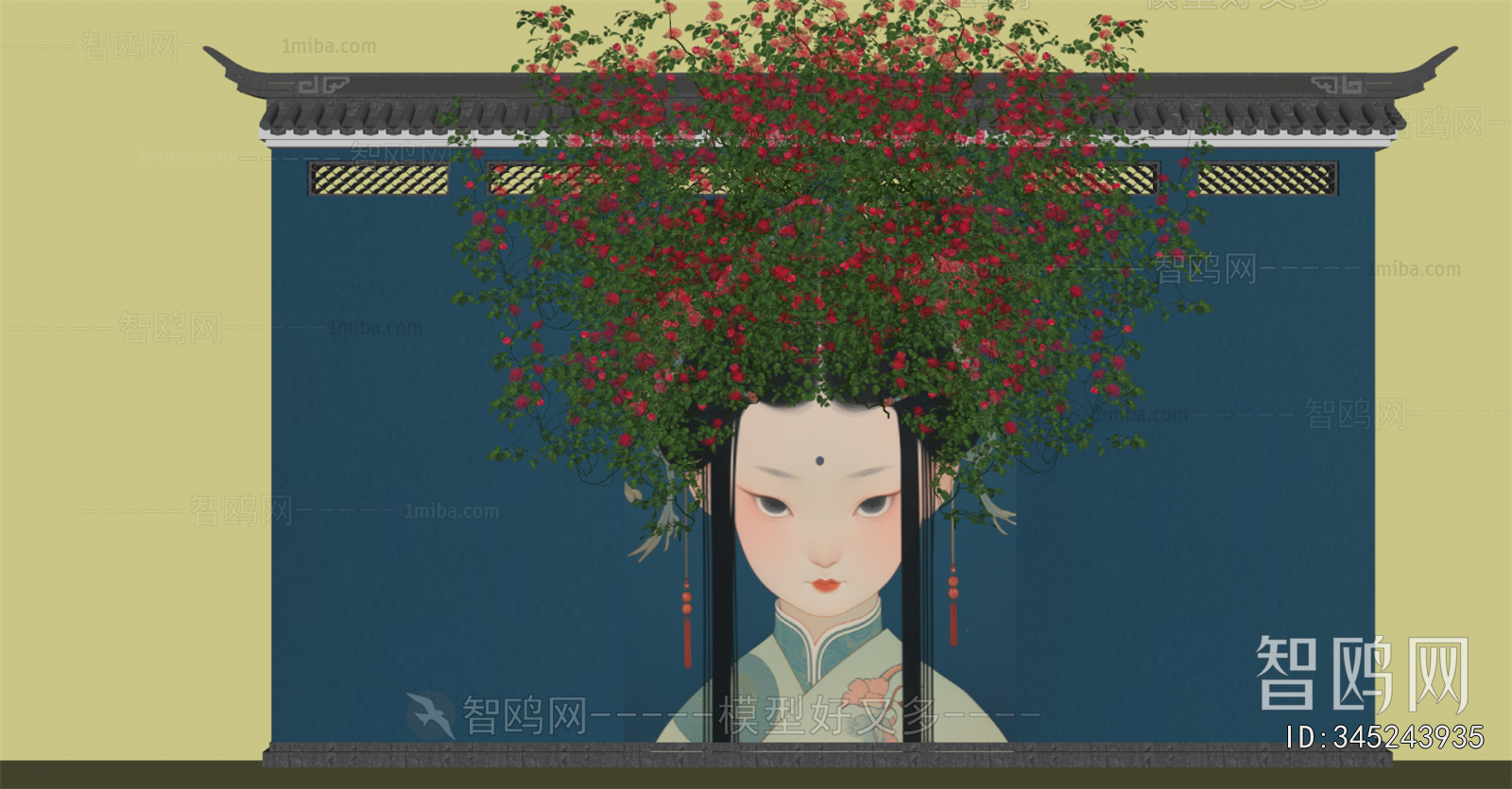 New Chinese Style Landscape Wall