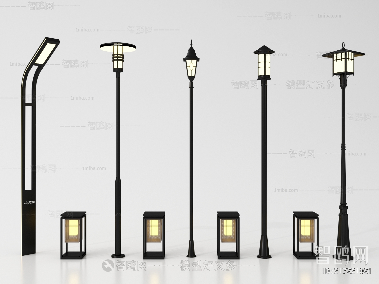 New Chinese Style Outdoor Light