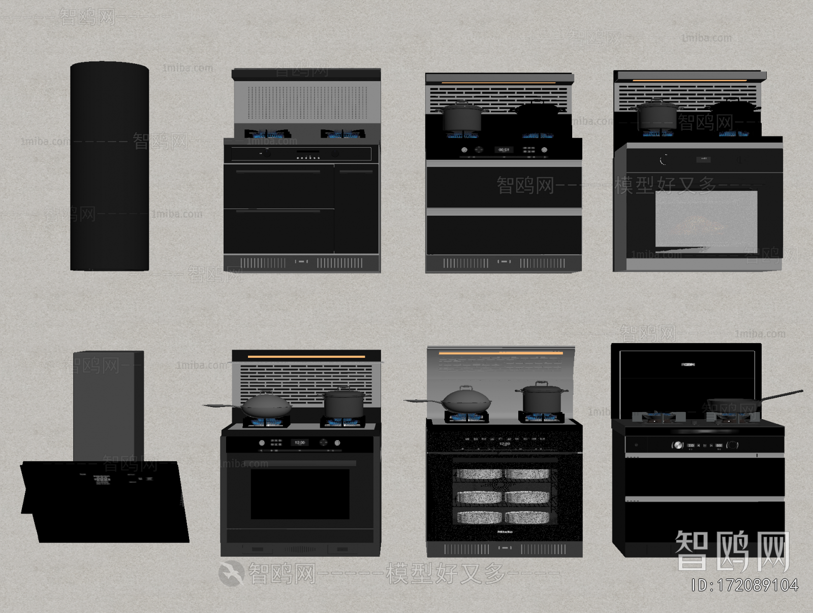 Modern Kitchen Electric Gas Range