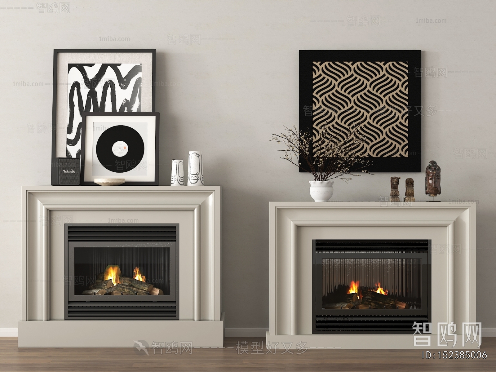 French Style Fireplace