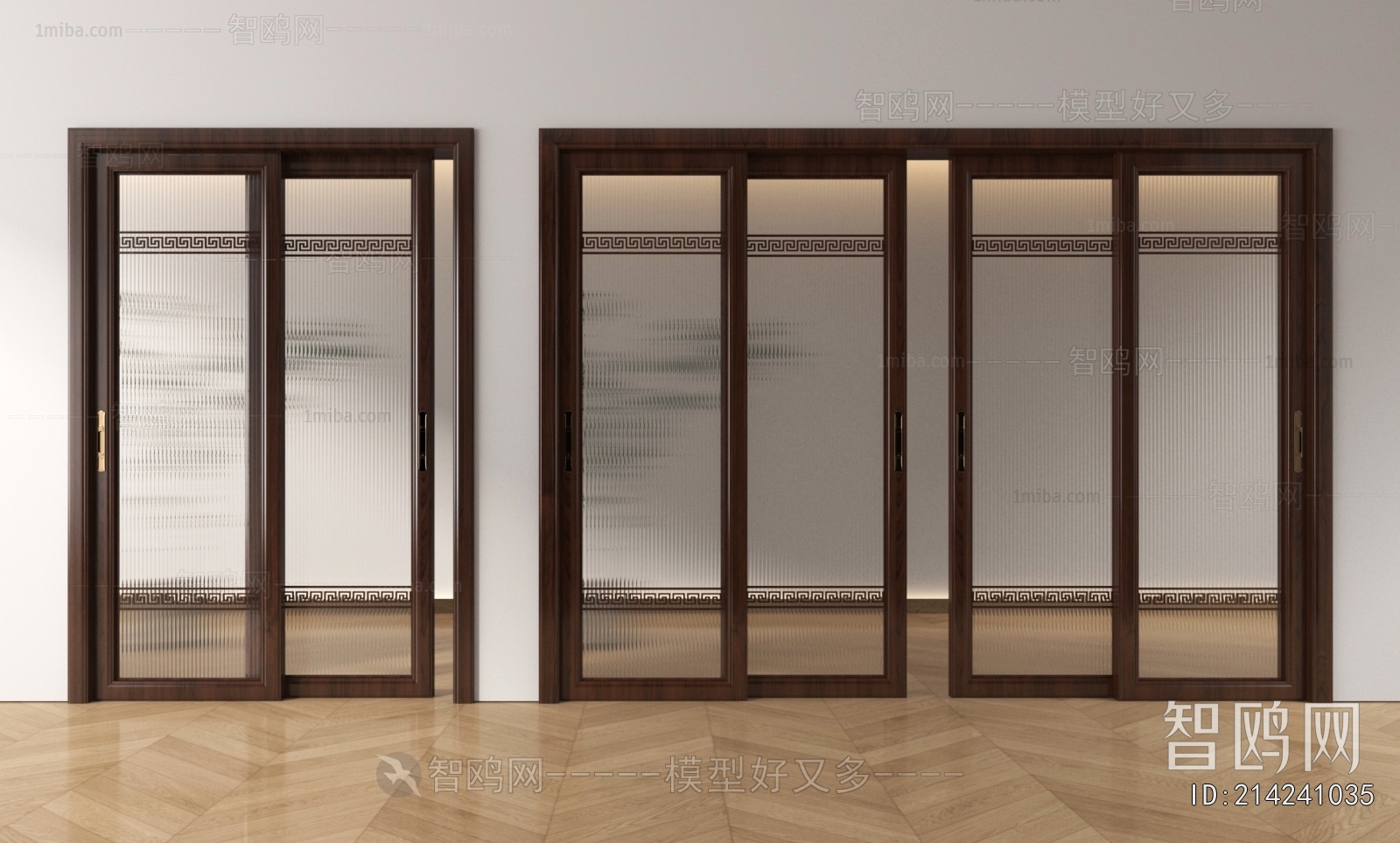 New Chinese Style Sliding Door
