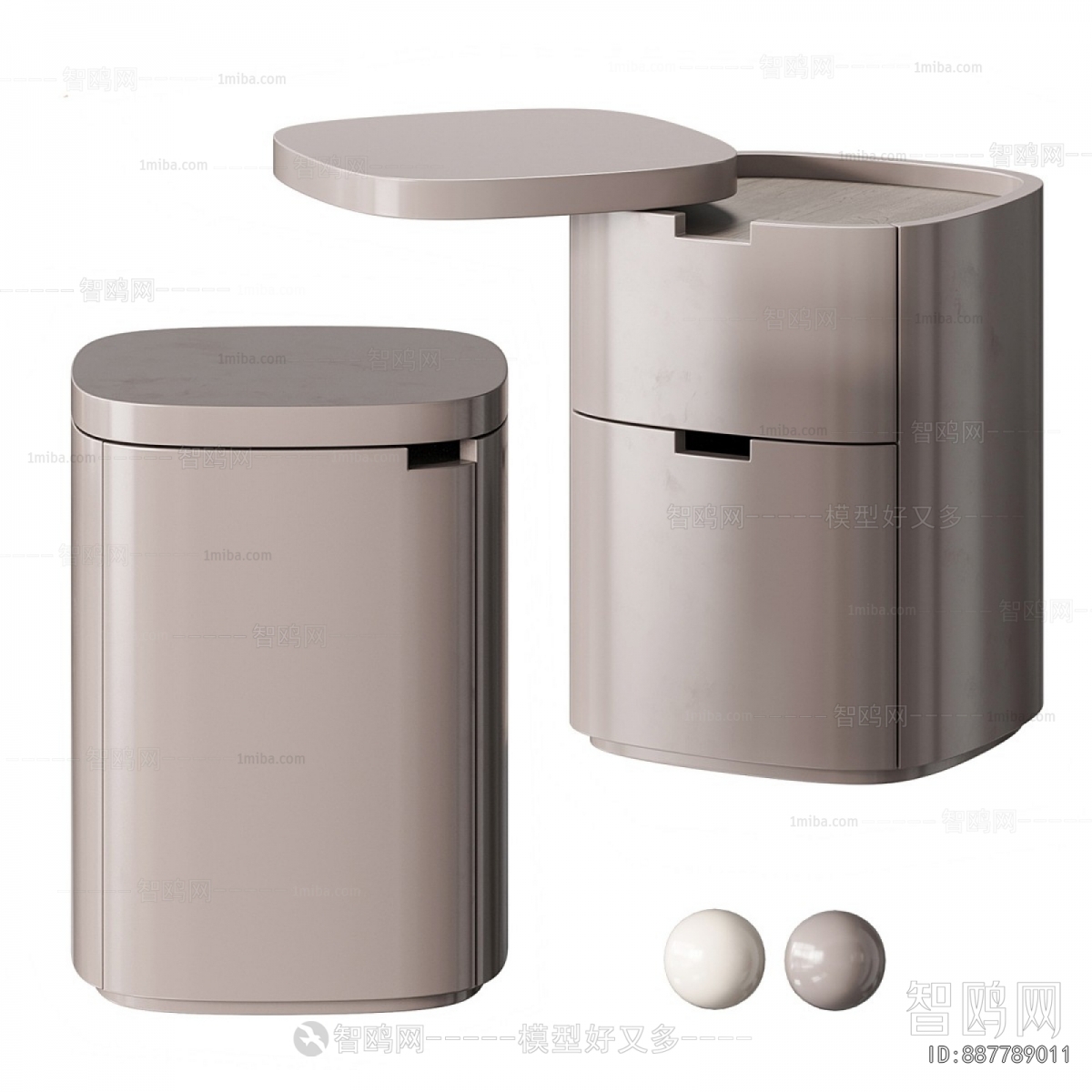 Modern Bedside Cupboard