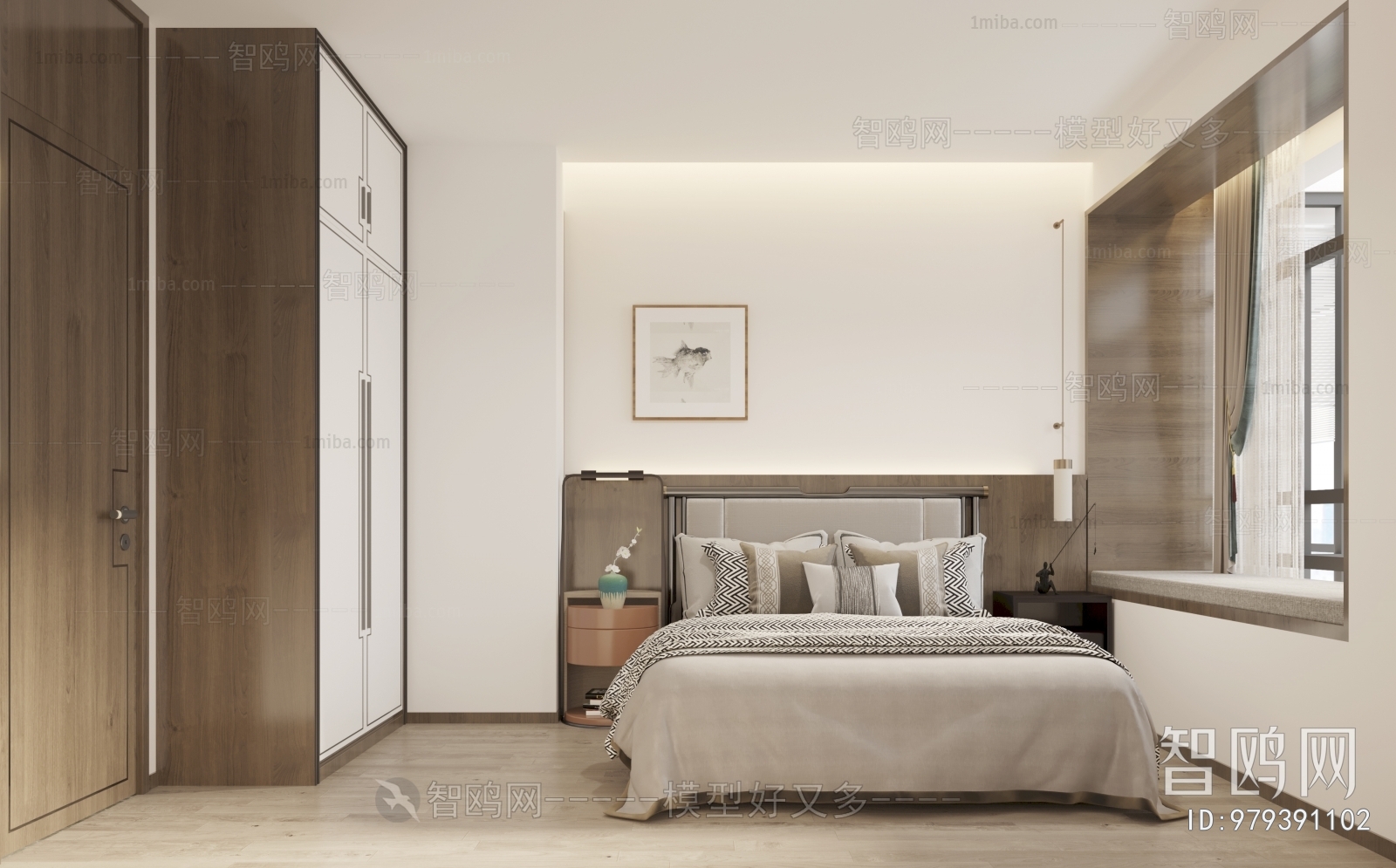 New Chinese Style Bedroom