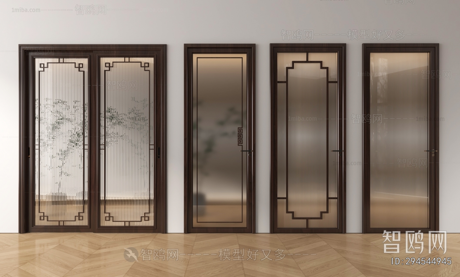 New Chinese Style Single Door