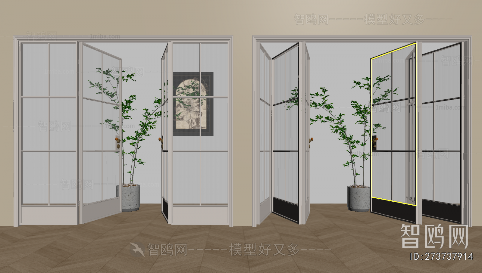 French Style Sliding Door