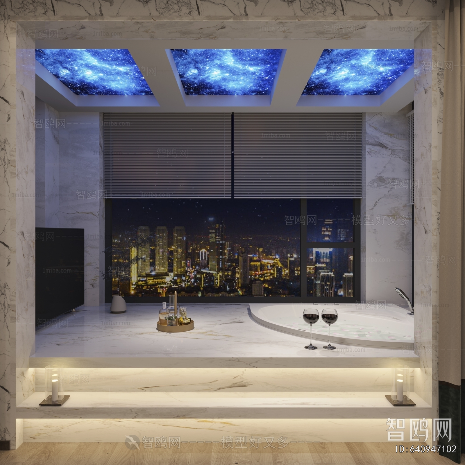 New Chinese Style Bedroom