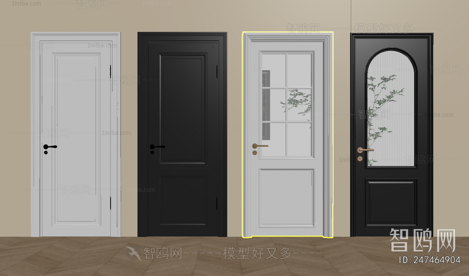 French Style Single Door