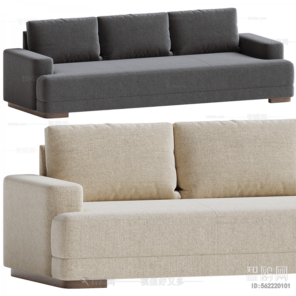 Modern Three-seat Sofa