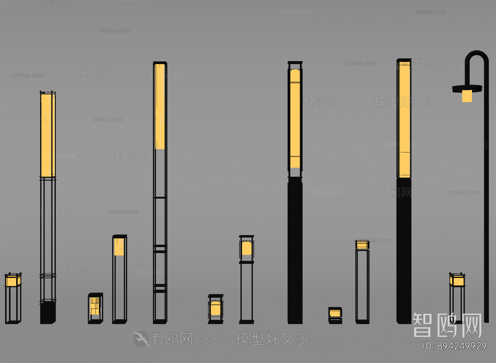 New Chinese Style Outdoor Light